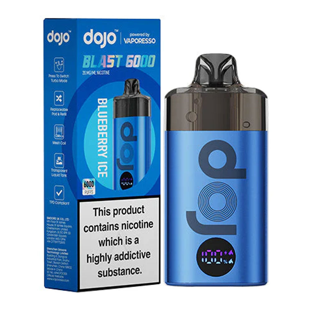 Vaporesso Dojo Blast 6K Prefilled Pod Kit - Blueberry Ice