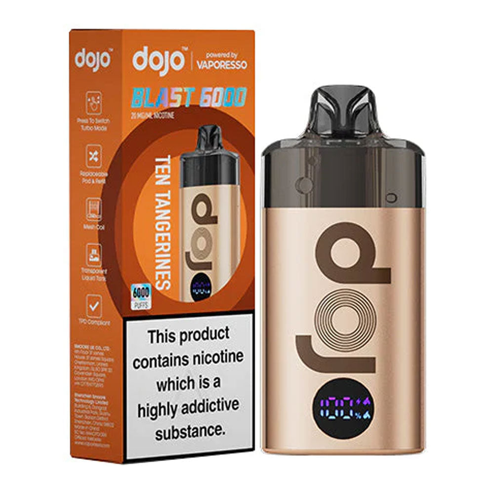 Vaporesso Dojo Blast 6K Prefilled Pod Kit - Ten Tangerines