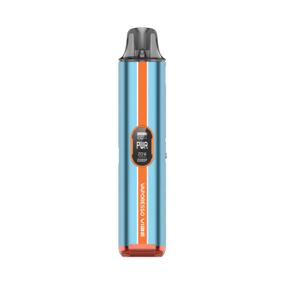 Vaporesso VIBE 20W refillable pod kit in Turbo Blue