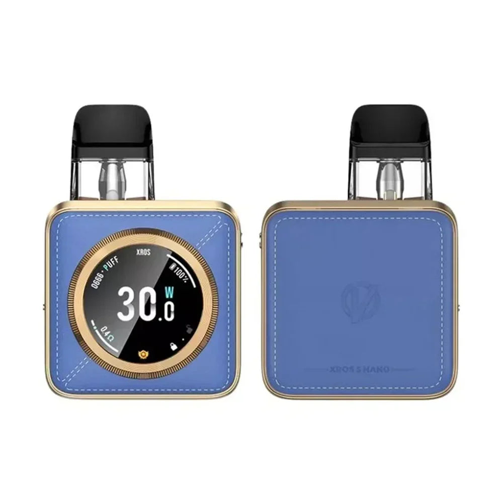 Vaporesso Xros 5 Nano Pod Kit in Blue Leatherette