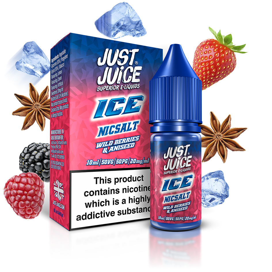 Just Juice Nic Salts (Available in 11mg + 20mg) - Explore a wide range of e-liquids, vape kits, accessories, and coils for vapers of all levels - Vape Saloon