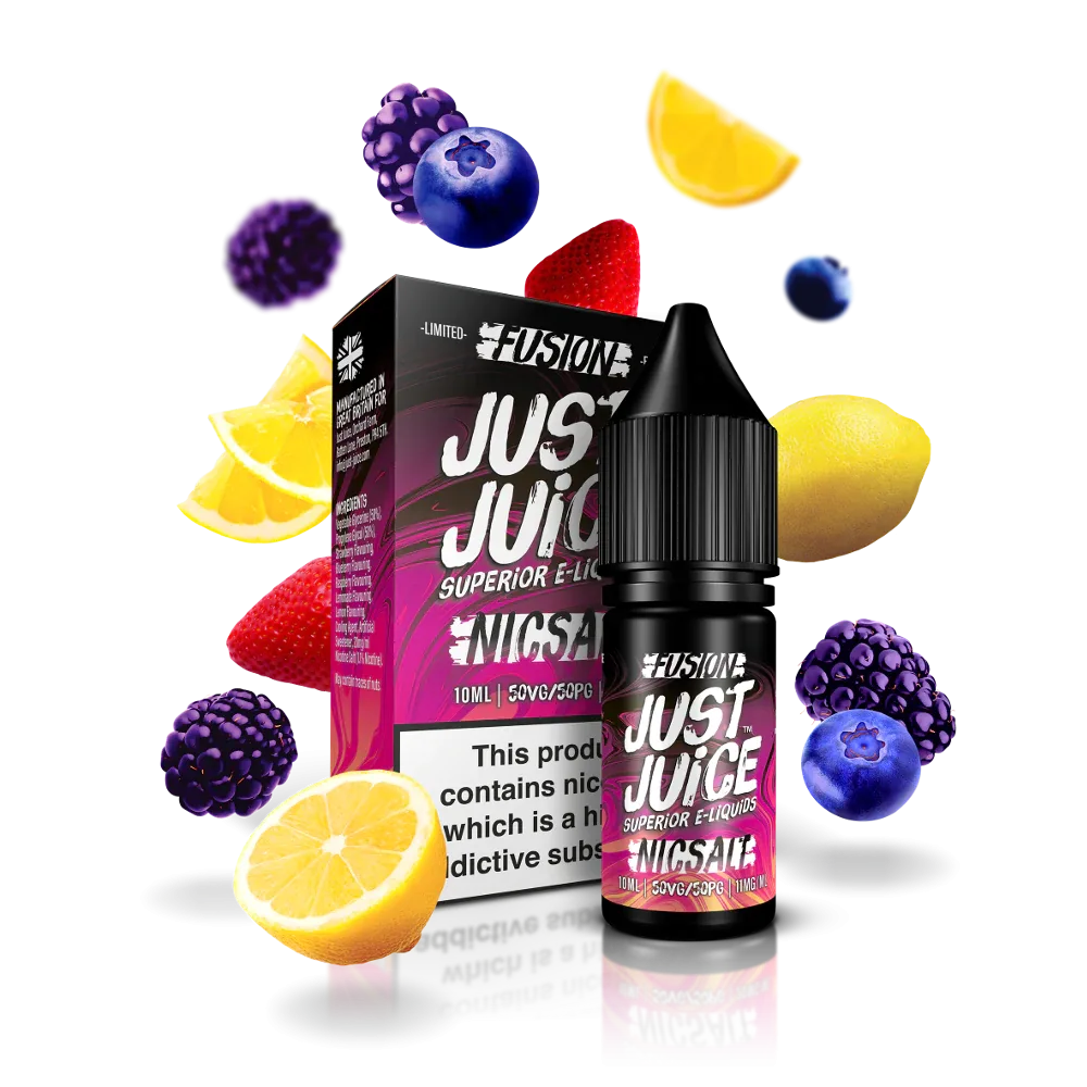 Just Juice Nic Salts (Available in 11mg + 20mg) - Explore a wide range of e-liquids, vape kits, accessories, and coils for vapers of all levels - Vape Saloon