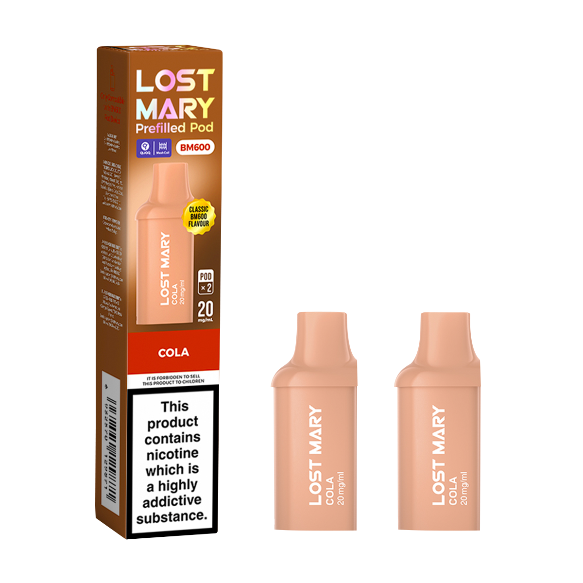 Lost Mary BM600 Prefilled Pods (Pack of 2) - Cola