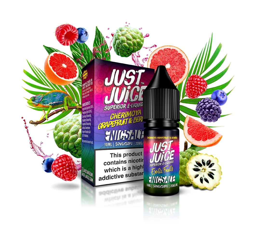 Just Juice Nic Salts (Available in 11mg + 20mg) - Explore a wide range of e-liquids, vape kits, accessories, and coils for vapers of all levels - Vape Saloon