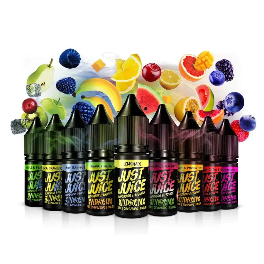 Just Juice Nic Salts (Available in 11mg + 20mg) - Explore a wide range of e-liquids, vape kits, accessories, and coils for vapers of all levels - Vape Saloon