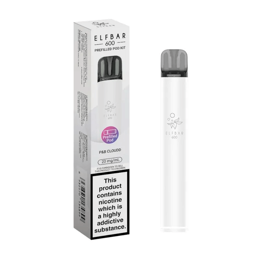 Elf Bar 600 P&B Cloudd rechargeable prefilled pod kit