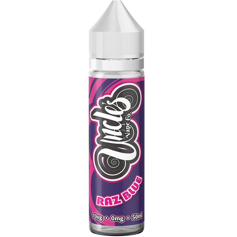 Uncles Shortfills 50ml 70VG - Raz Blue