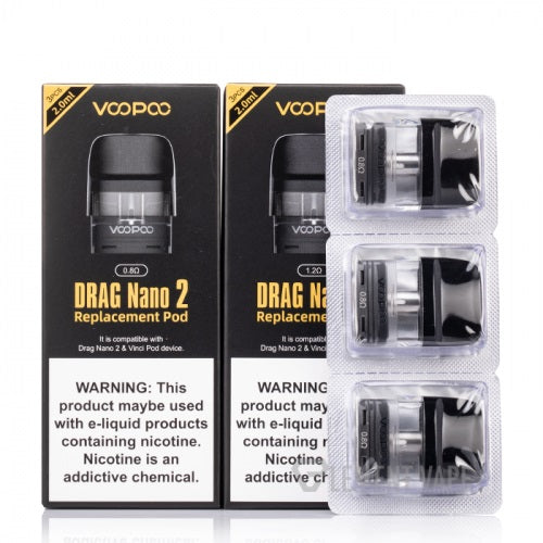 Voopoo Drag Nano 2 Pods (3pcs) Vape Saloon Voopoo Drag Nano 2 Pods (3pcs) Vape Saloon